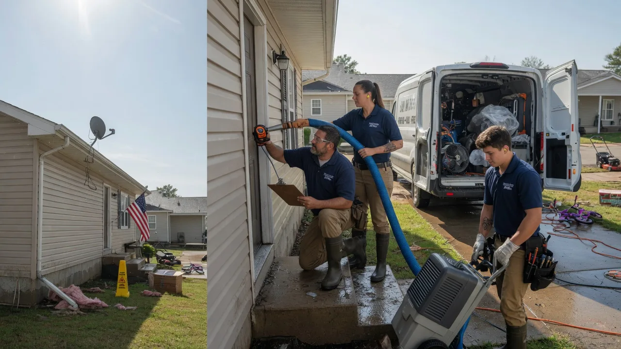 Ceiling Water Damage Restoration in Bangor, MI near me